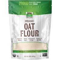 Organic Oat Flour, 20 oz (567 g), NOW Foods