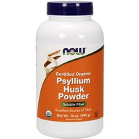 Organic Psyllium Husk Powder, 12 oz, NOW Foods