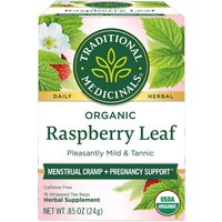 Organic Raspberry Leaf Tea, 16 Tea Bags, Traditional Medicinals Teas