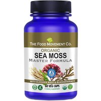 Organic Sea Moss Master Formula, 60 Vegan Capsules, The Food Movement