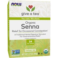 Organic Senna Tea, 24 Tea Bags, NOW Foods