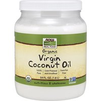 Organic Virgin Coconut Cooking Oil, 54 oz, NOW Foods