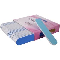 Pana Mini Double Sided Emery Board Nail Files - Blue (Grits: 80/80 to 180/240), 1 Pack (25 Pieces)