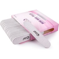 Pana Mini Double Sided Emery Board Nail Files - Zebra (Grits: 80/80 to 180/240), 1 Pack (25 Pieces)