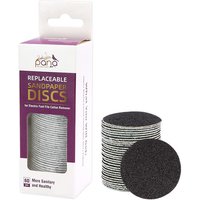 Pana Round Replaceable Sandpaper Pedicure Foot File Refill Discs, 60 pcs
