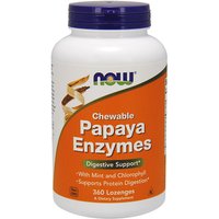 Papaya Enzyme Chewable Vegetarian 360 Lozenges, NOW Foods