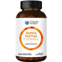 Papaya Enzyme, 500 Chewable Tablets, Vitamin World