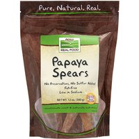 Papaya Spears, 12 oz, NOW Foods