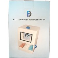 Pill and Vitamin Dispenser, Flip Dispenser