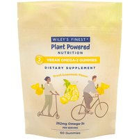 Plant Powered Nutrition - Vegan Omega-3 Gummies, Fresh Lemonade, 60 Count, Wileys Finest