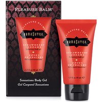Kama Sutra Strawberry Dreams Pleasure Balm, Sensations Body Gel, 1.7 oz