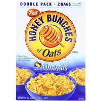 Post Honey Bunches of Oats with Almonds Cereal, 48 oz