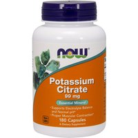Potassium Citrate 99 mg, 180 Capsules, NOW Foods
