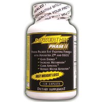 PowerThin Phase II Fat Loss, 60 Caplets, Gold Star Nutritionals