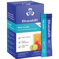 Pre-Game Drink Mix, Raspberry Lime, 10 Stick Packs, Blueshift Nutrition