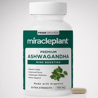 Miracle Plant Premium Ashwagandha, 60 Capsules, Prime Brands