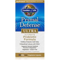 Primal Defense Ultra, Ultimate Probiotic Formula, 60 Veggie Caps x 3 Bottles, Garden of Life