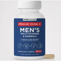 Prime Daily Mens Multi-Vitamins & Minerals + Masculine Boost, 60 Capsules, Prime Brands