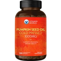 Pumpkin Seed Oil 1000 mg, 100 Rapid Release Softgels, Vitamin World