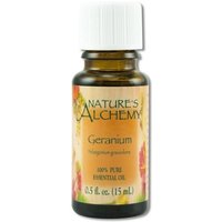 Pure Essential Oil Geranium, 0.5 oz, Natures Alchemy