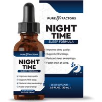 Pure Factors Night Time Sleep Formula, 1 oz, Pure Solutions