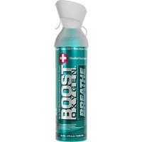 95% Pure Oxygen Inhaler Canister, Breathe (Menthol Eucalyptus), Large (10 Liter), Boost Oxygen