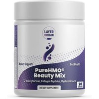 PureHMO Beauty Mix, with Collagen Peptides & Hyaluronic Acid, 20 Servings, Layer Origin Nutrition