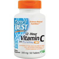 12-Hour Vitamin C with PureWay-C 500 mg, 60 Tablets, Doctors Best