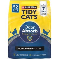 Purina Tidy Cats Litter, Natural Clay Product with Deodorizing System, 52 lb