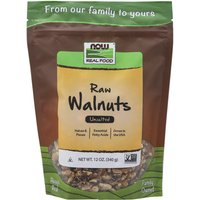 Raw & Unsalted Walnuts, 12 oz (340 g), NOW Foods