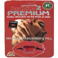Red Lips Premium 2, Male Enhancement Pill, 1 Capsule