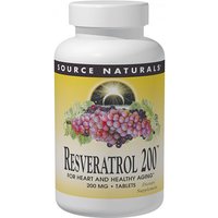 Resveratrol 200 mg, 60 Vegetarian Capsules, Source Naturals