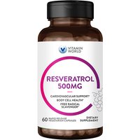 Resveratrol 500 mg, 60 Rapid Release Vegetarian Capsules, Vitamin World