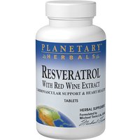 Resveratrol with Red Wine Extract 30 tabs, Planetary Herbals