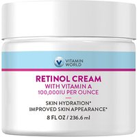 Retinol Cream with Vitamin A 100,000 IU, 8 oz, Vitamin World