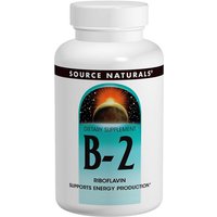 Vitamin B-2 Riboflavin 100 mg, 250 Tablets, Source Naturals