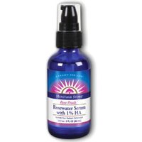 Rose Petals Rosewater Serum with 1% HA, 2 oz, Heritage Products