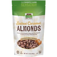 Salted Caramel Almonds, 12 oz (340 g), NOW Foods