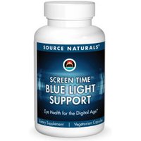 Screen Time Blue Light Support, 60 Vegetarian Capsules, Value Size, Source Naturals