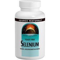 Selenium Yeast Free, 200 mcg, 60 Tablets, Source Naturals