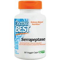 Serrapeptase Enzyme 40,000 Units, 90 Veggie Caps, from Doctors Best