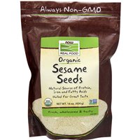 Organic Sesame Seeds, Hulled for Great Taste, 1 lb, NOW Foods