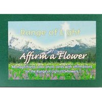 Affirm a Flower, Set of Range of Light Flower Cards - English, 48 pc, Flower Essence Services