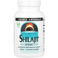 Shilajit Extract 500 mg, 120 Vegan Capsules, Source Naturals