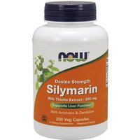 Silymarin 2X Milk Thistle Extract 300 mg, Value Size, 200 Vegetarian Capsules, NOW Foods