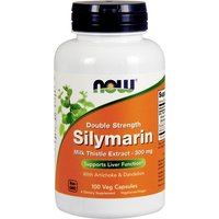 Silymarin 300 mg, Double Strength Milk Thistle Extract, 100 Veg Capsules, NOW Foods