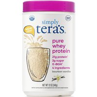 Pure Whey Protein - Bourbon Vanilla, 12 oz, Simply Teras