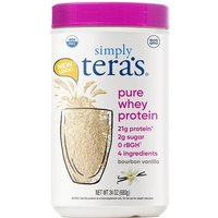 Pure Whey Protein - Bourbon Vanilla, Value Size, 24 oz, Simply Teras