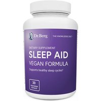 Sleep Aid Vegan Formula, 30 Vegetarian Capsules, Dr. Berg Nutritionals