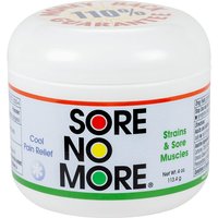 Sore No More Cool Pain Relief Gel, for Strains & Sore Muscles, 4 oz Jar